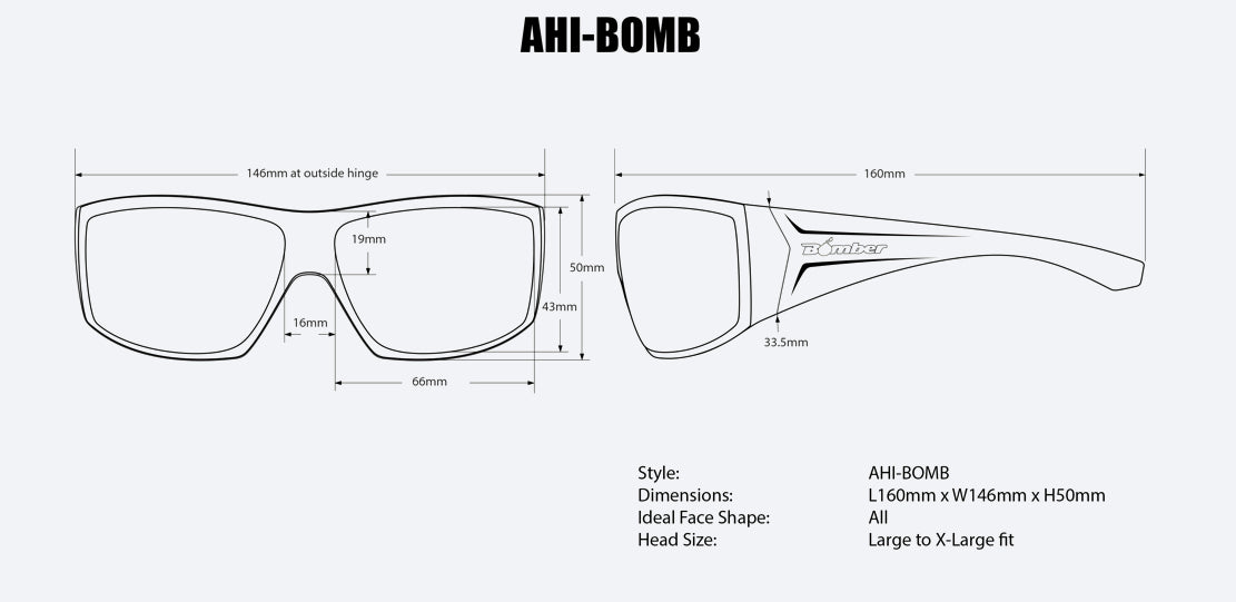 AHI Safety - Red Mirror Crystal - Bomber Eyewear Nz