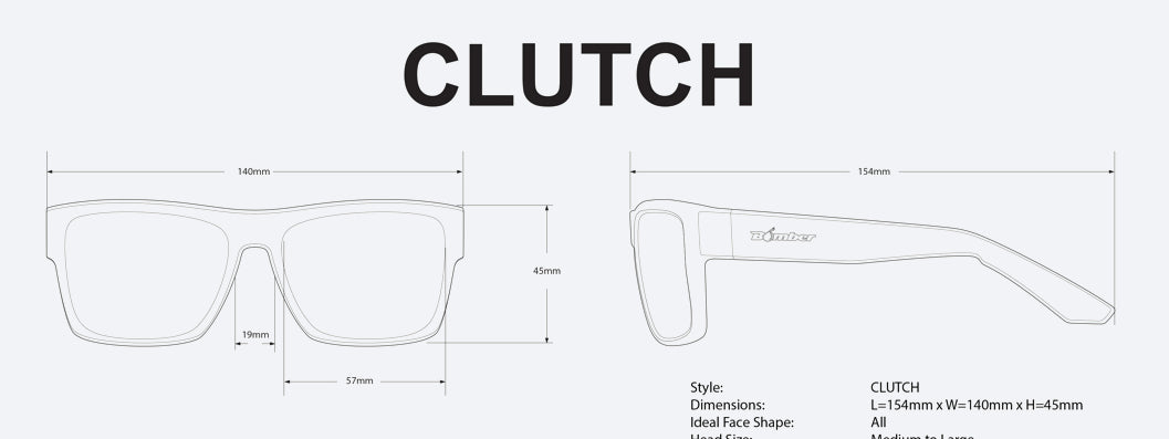 CLUTCH Safety - Photochromic - Bomber Eyewear Nz