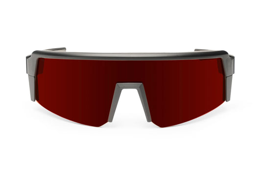 SMOKE Bomb Red Mirror Polarised - Bomber Eyewear Nz