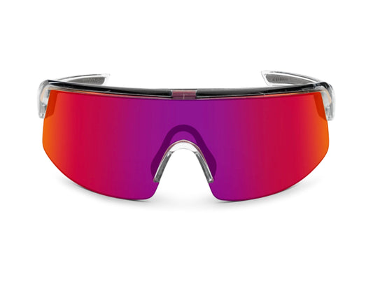 Bomb RIPPA 2 TN Smoke / Red Mirror Safety Crystal - Bomber Eyewear Nz