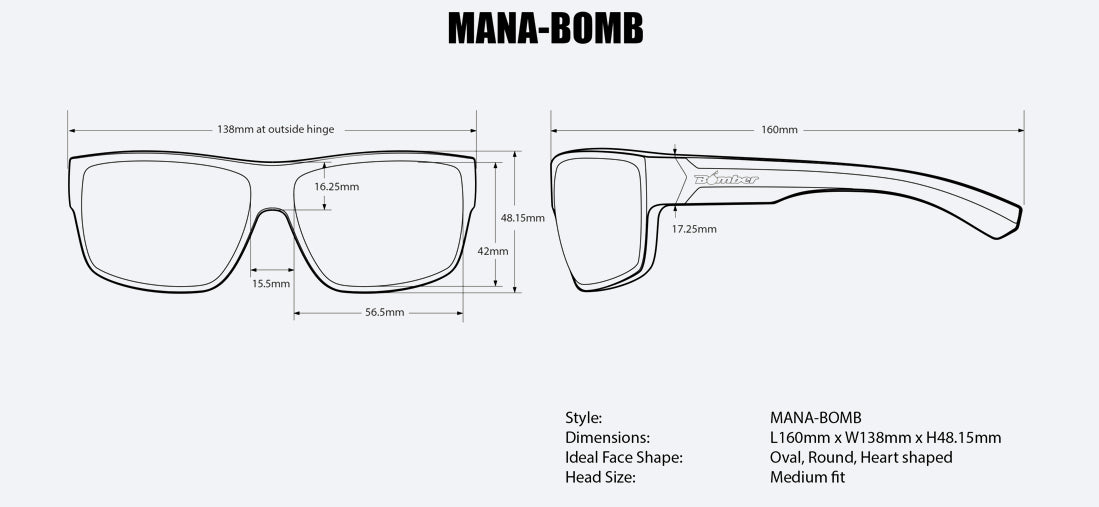 MANA Safety - Clear - Bomber Eyewear Nz