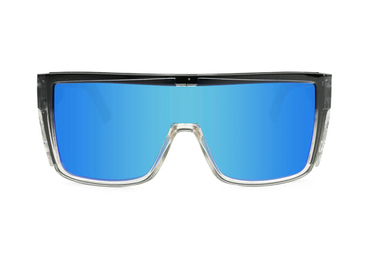 BUZZ BOMB 2 TN Smk frame-Green Mirror - Safety Lens - Bomber Eyewear Nz