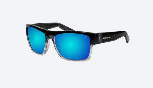 Clutch Safety 2 tone Ice Blue Mirror - Bomber Eyewear Nz