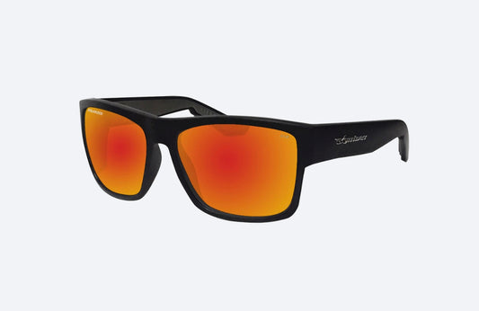 Clutch Safety Black Red Mirror - Bomber Eyewear Nz