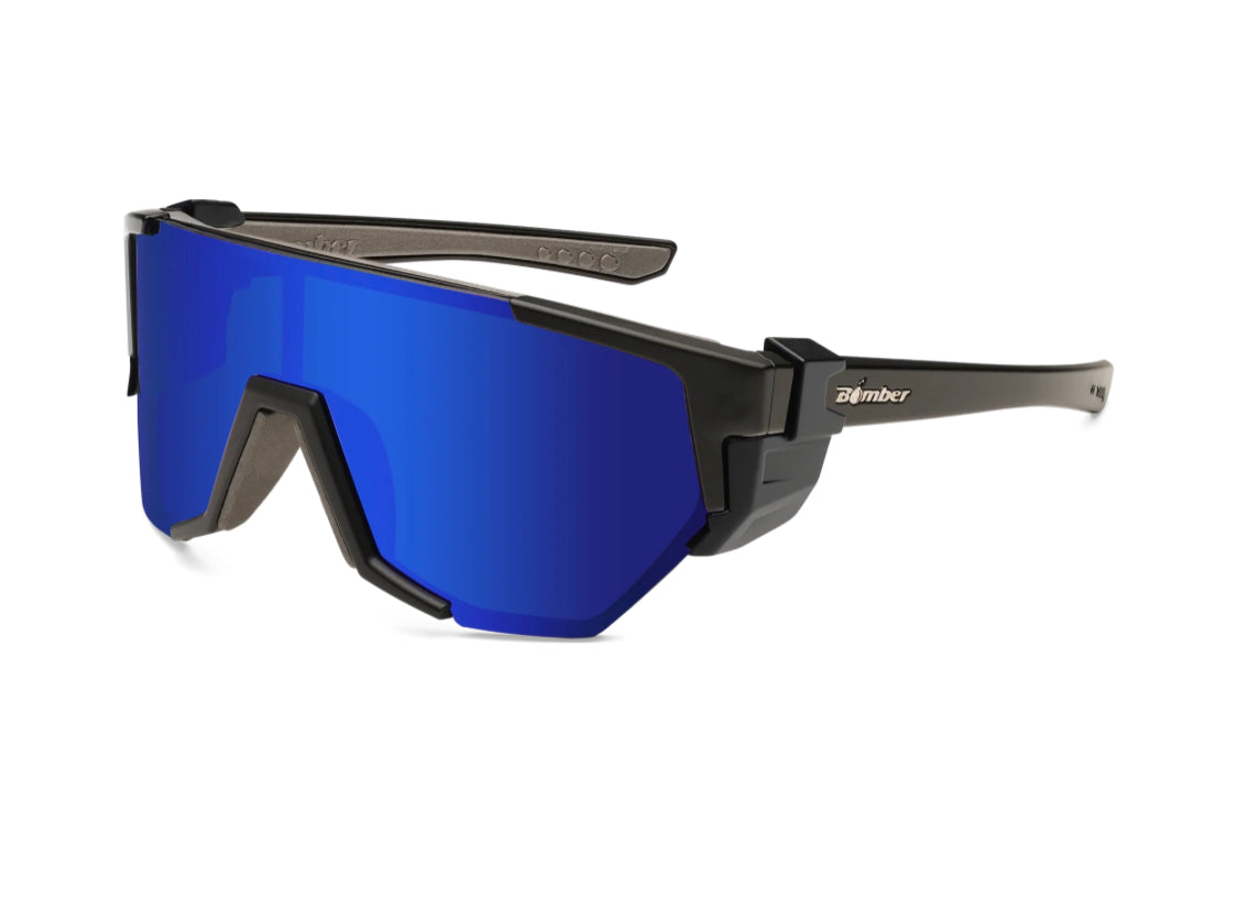 JAGER Bomb Safety - Blue Mirror - Bomber Eyewear Nz