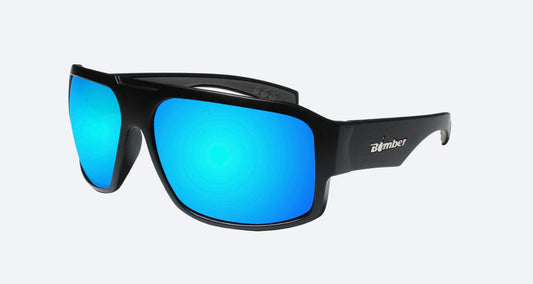 MEGGA Safety - Ice Blue Mirror - Bomber Eyewear Nz